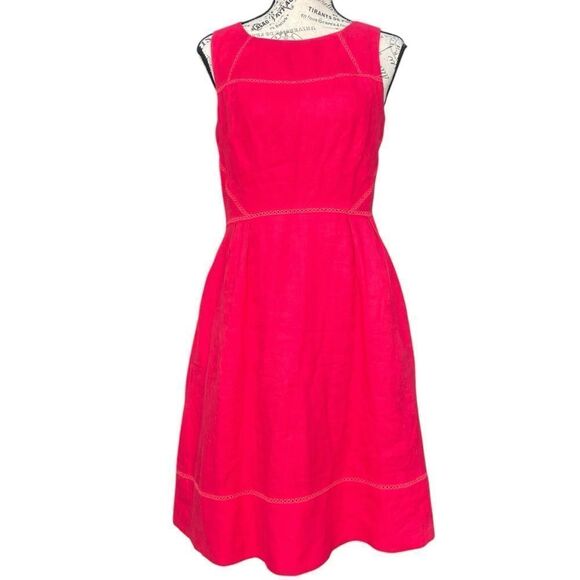 Boden Pink Fit and Flare Cocktail Dress in US size 4R - Picture 2 of 11